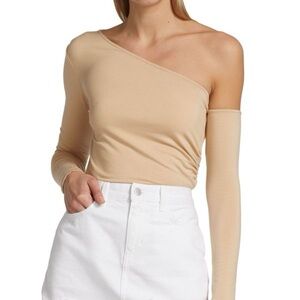 L'Agence Hattie One Shoulder Top XS NWT